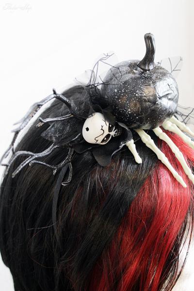 Gothic Halloween Diadem „Spooky Pumpkin“